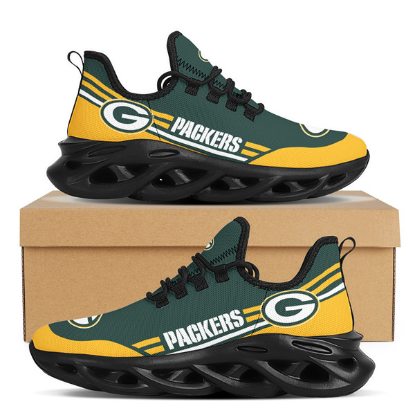 Men's Green Bay Packers Flex Control Sneakers 004